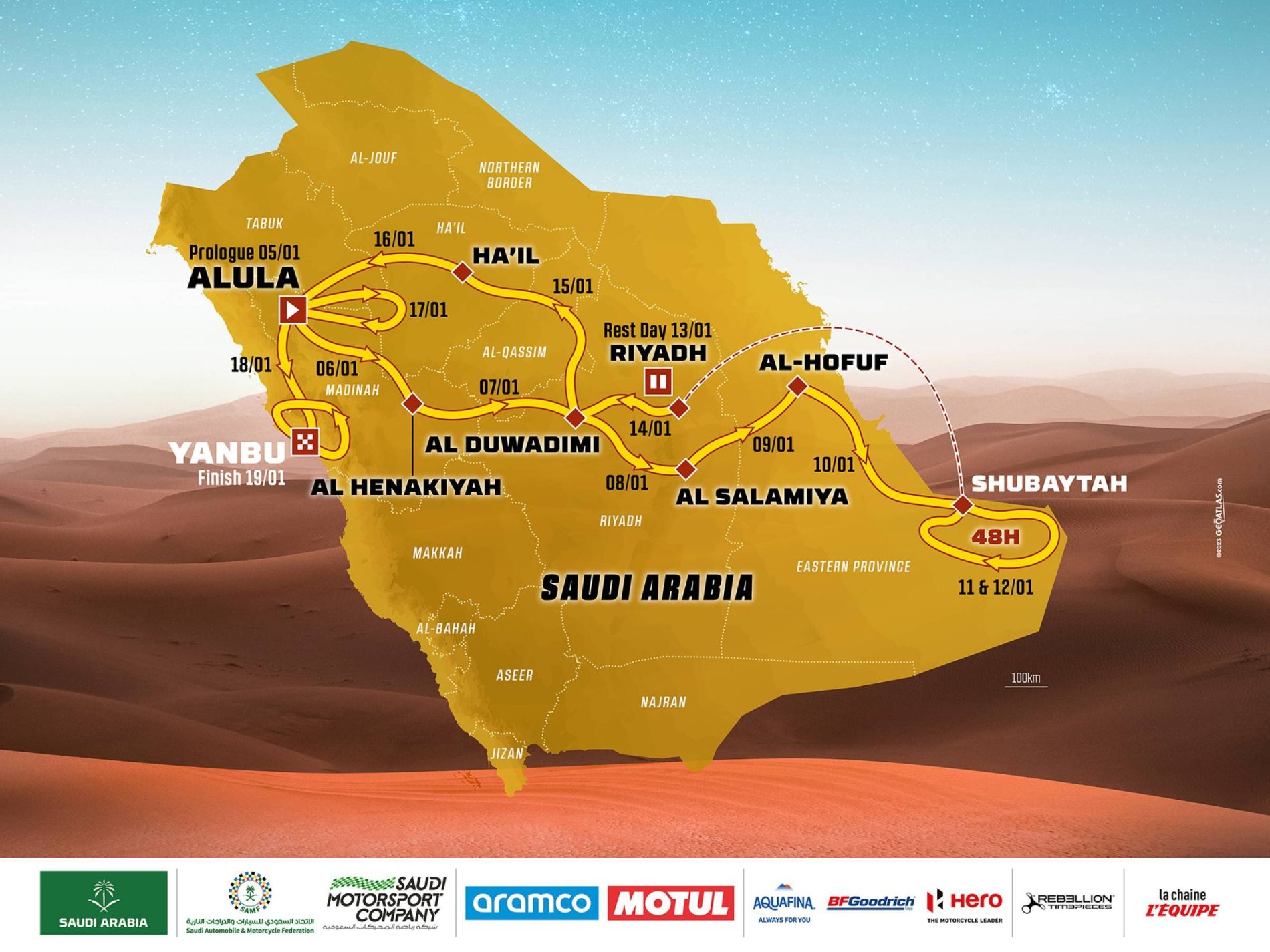 Dakar Rally 2024 live stream Routes, Schedule, Stream Dakar on TV