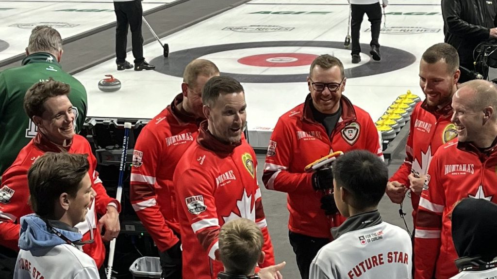 team gushue on Brier 2025